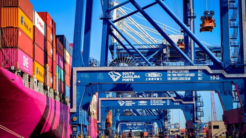 South Carolina’s Port of Charleston. Credit: English Purcell / South Carolina Ports Authority