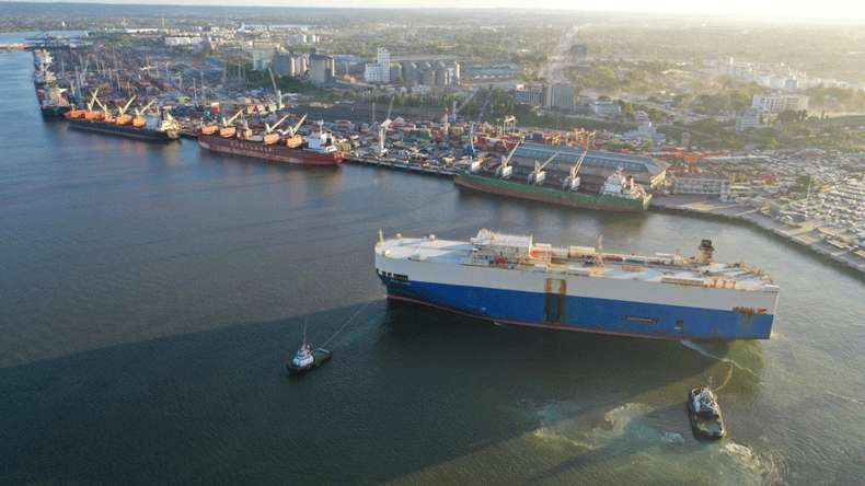 Dar es Salaam port in Tanzania