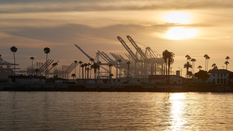 Los Angeles at sunrise