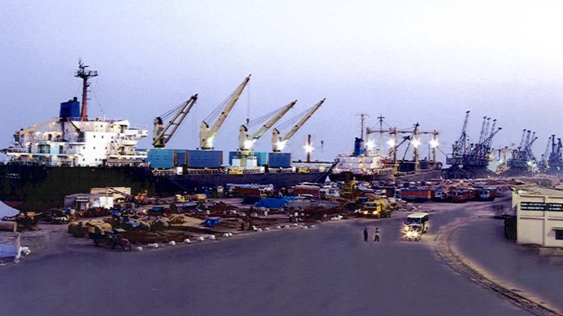 Kandla port in India