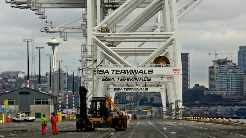 Used in a story by Eric Watkins dated 22 Sept 2020. Northwest Seaport Alliance of Seattle and Tacoma. Credit: Northwest Seaport Alliance