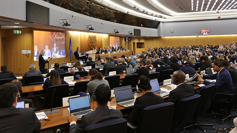 MEPC81 main hall at IMO