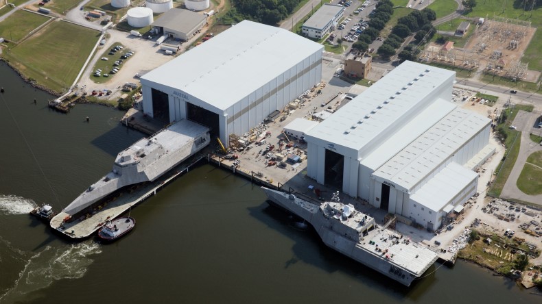Austal’s Littoral Combat Ships at Austal USA shipyard