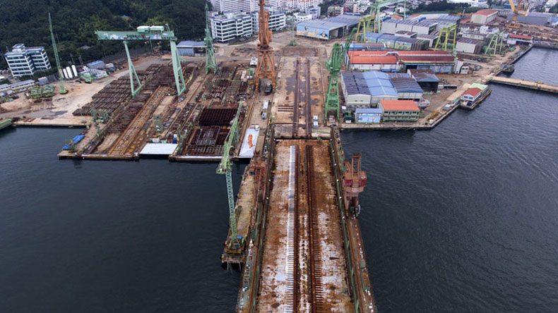 Disused Shina_dock in Tongyeong