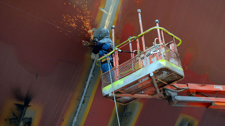DSME hull welding