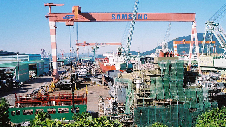 Samsung Heavy Industries' Koje yard