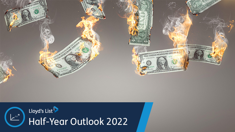 Falling finance rates concept
