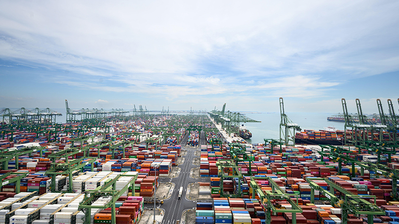Singapore port