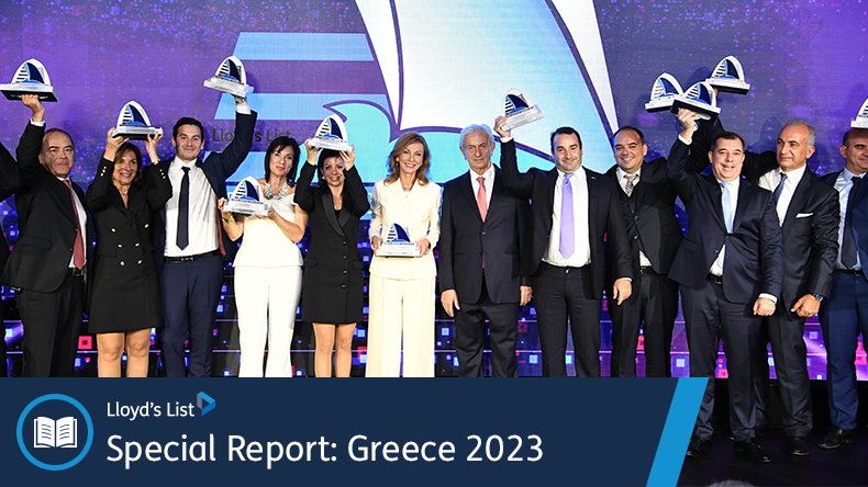 Winners at the 2022 Greek Shipping Awards