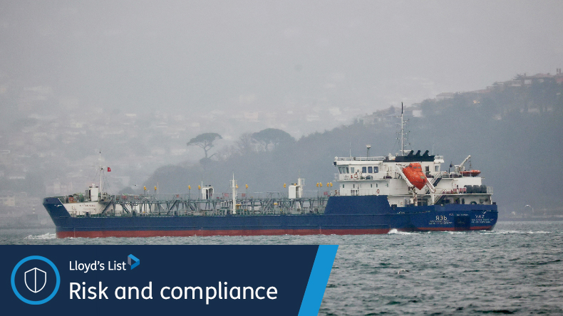 Crude tanker Yaz transits the Bosphorus towards the Black Sea en route from Syria, March 17, 2023 15:00GMT