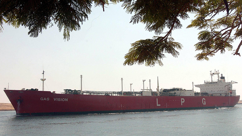 The 1996-built very large gas carrier Gas Vision (IMO: 9115303)