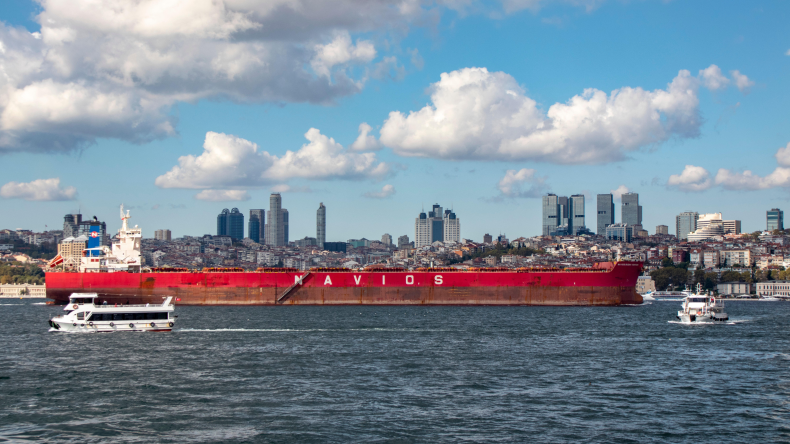 Bulker Navios Buena Ventura in Bosporus