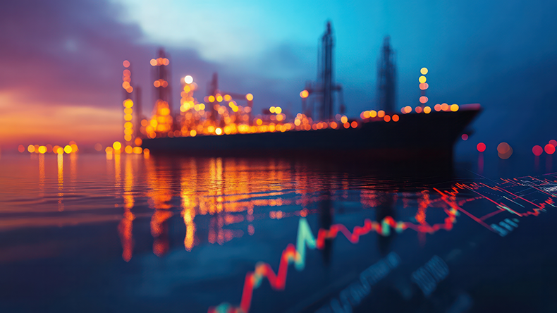 Oil and gas pricing fluctuations shown in market charts