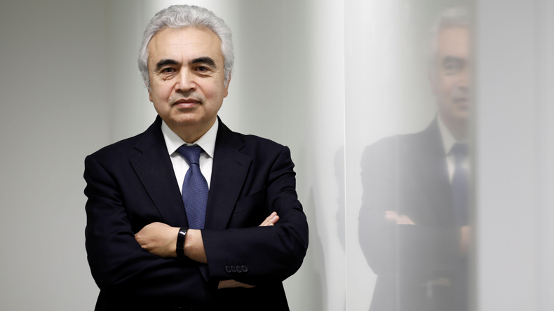 Farih Birol, executive director of the International Energy Agency, in the IEA headquarters in Paris. Reuters / Alamy Stock Photo