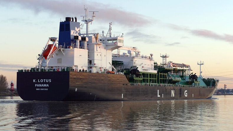 LNG carrier K Lotus at Kiel Canal