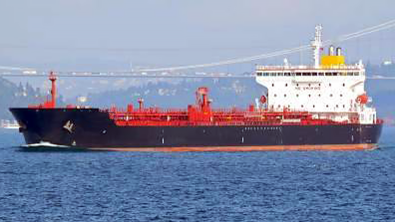 Monjasa Leader tanker at sea