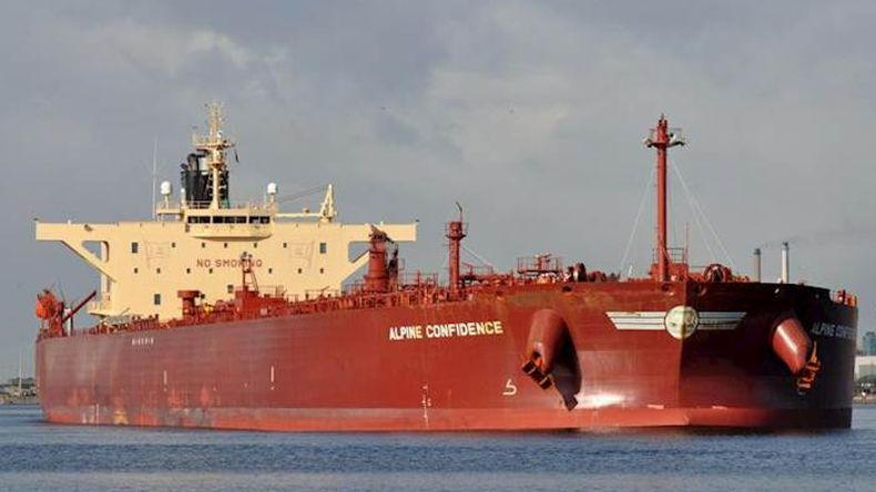 Alpine Confidence Aframax tanker 