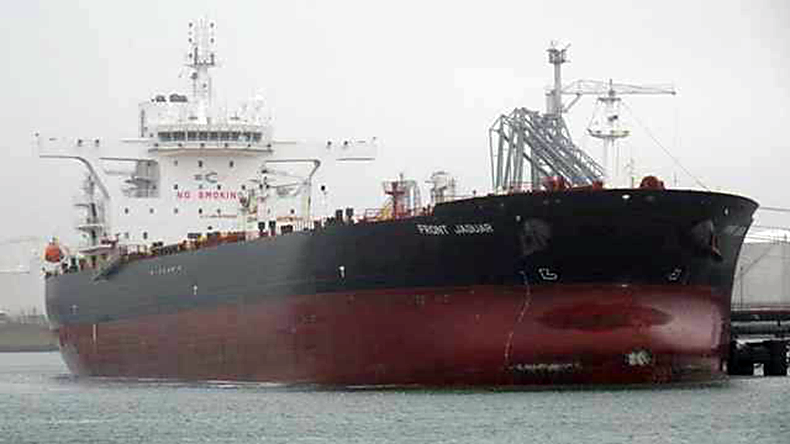 Front Jaguar tanker at port