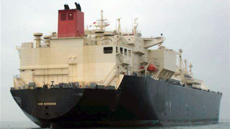 LNG carrier Pioneer at sea