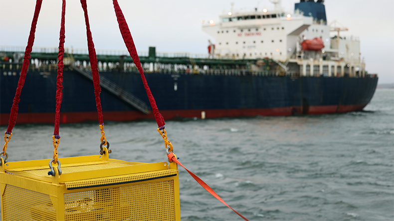 Eagle S underwater investigation is assisted by an underwater ROV