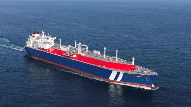 Product tanker WilPride at sea 