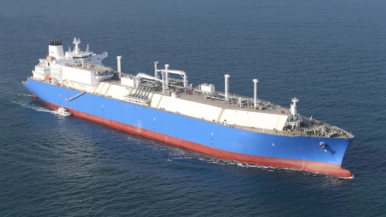 LNG carrier at sea