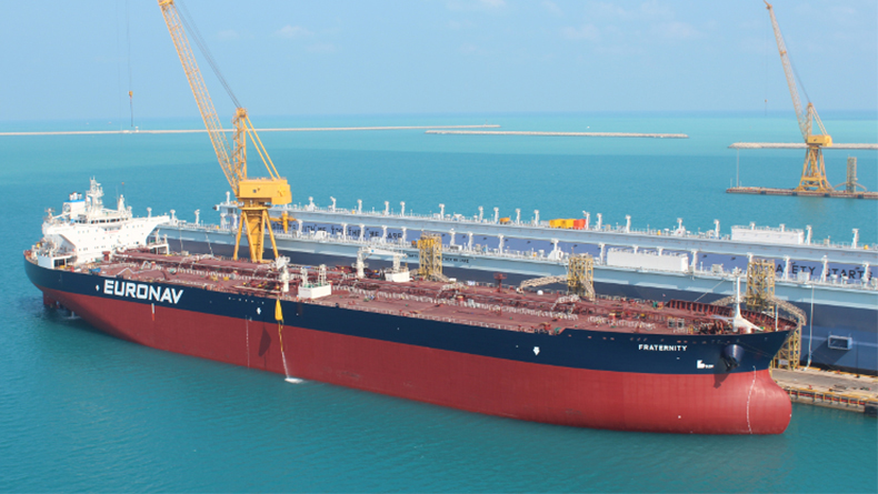 Fraternity, Euronav suezmax tanker, 157,714 dwt, built 2009, IMO 9416733