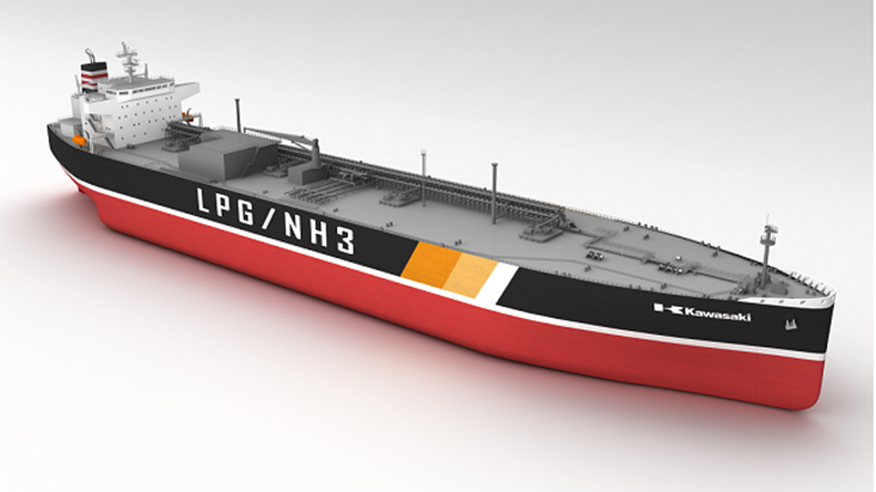 NYK dual-fuel LPG / liquefied ammonia gas carrier