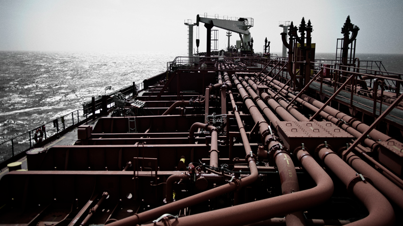 Tanker deck view