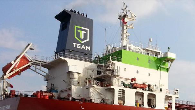 Team Tankers logo on funnel