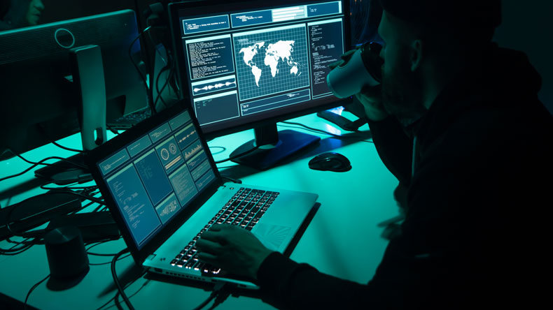 hacker concept via Shutterstock