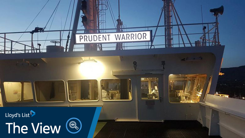 Greece-flagged tanker Prudent Warrior      TechFitUK