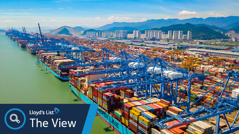 Busan port 