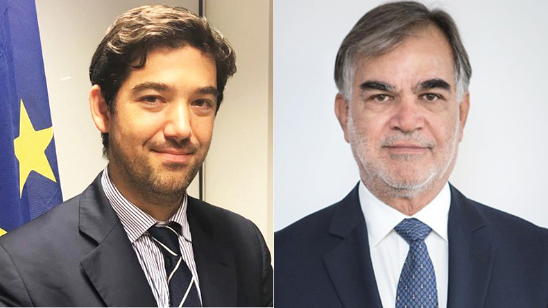 Soritris Raptis, left, and Philippos Philis, ECSA