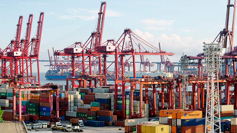 Hong Kong container terminal