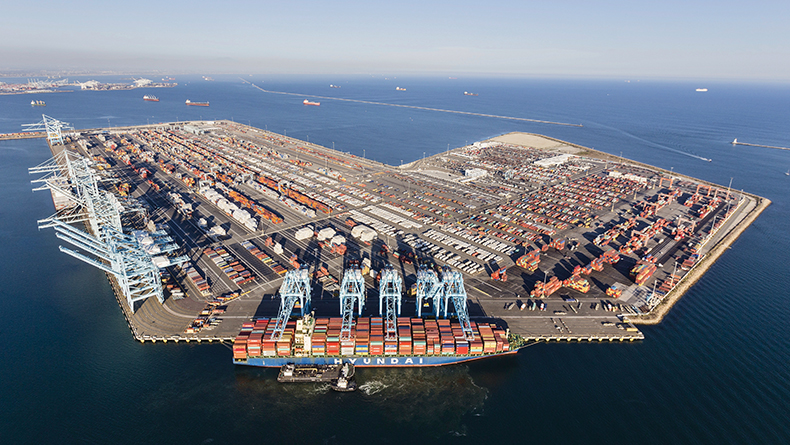 Los Angeles, US: Pier 400, Port of Los Angeles