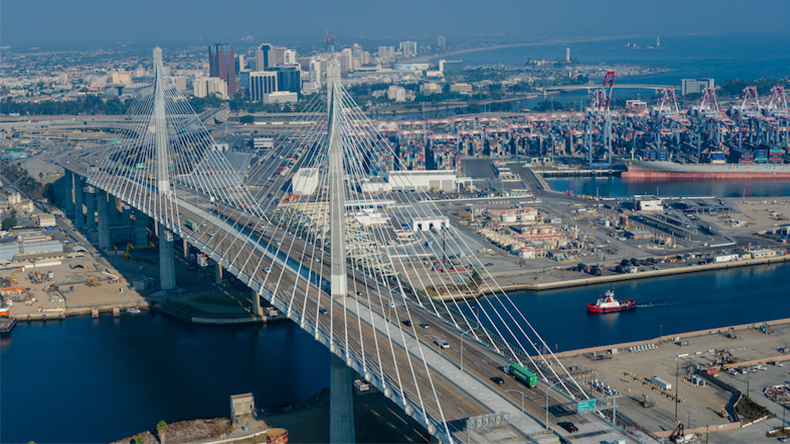 Long Beach, US: new bridge (replacing Gerald Desmond bridge)
