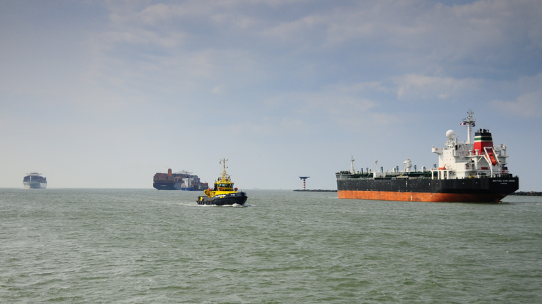Ships at Rotterdam